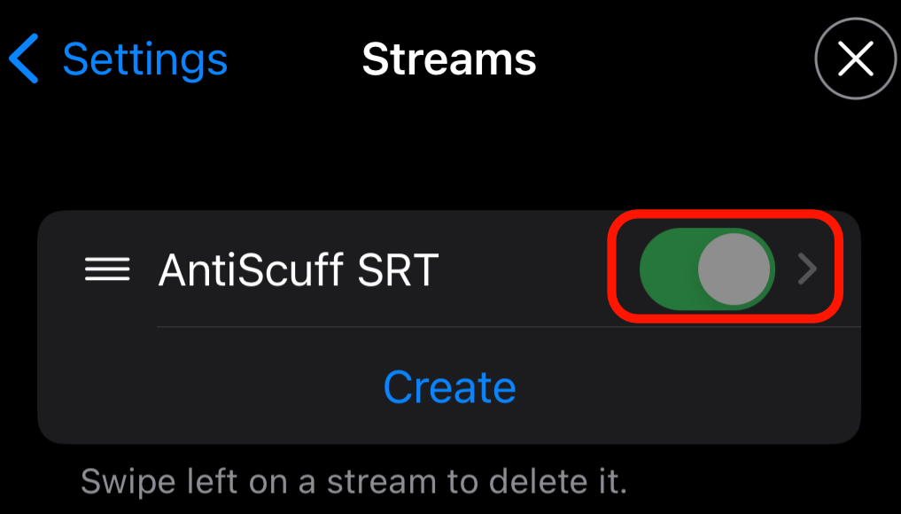Moblin Connection Toggle On