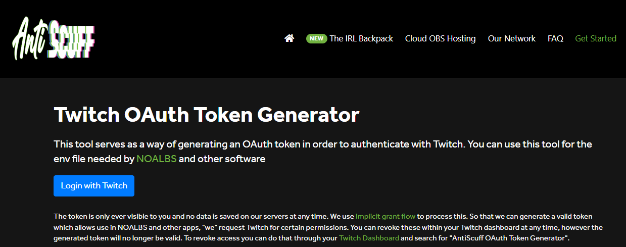 Twitchapps click on Connect
