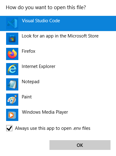 Select Visual Studio Code